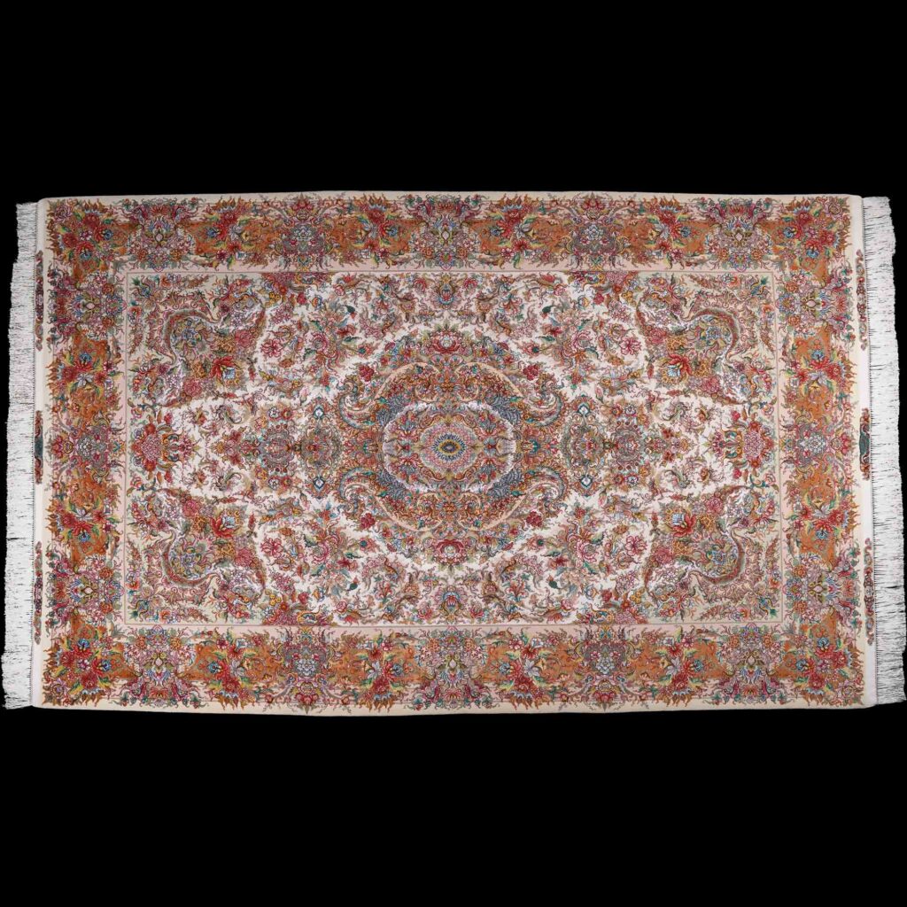 Cream Tabriz Carpet Khatibi